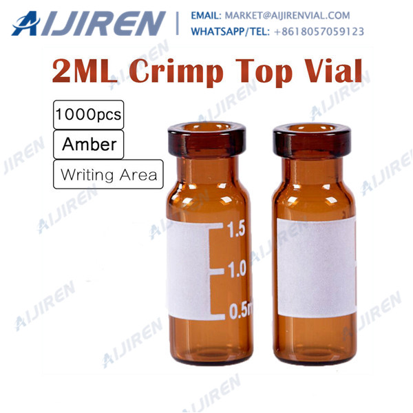 <h3>w/ write-on patch 100/pack crimp vial on stock- HPLC </h3>
